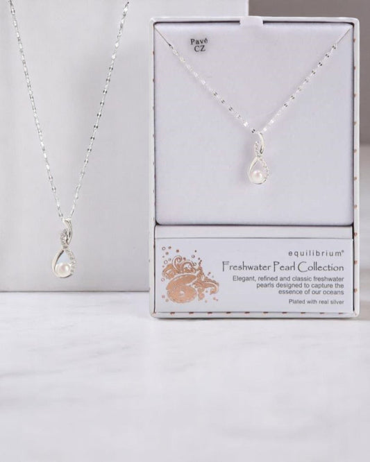 Equilibrium Eternity Fresh Water Pearl Necklace