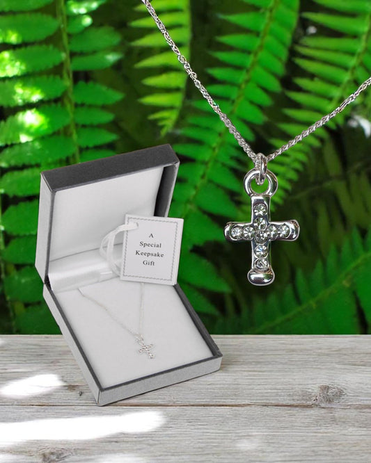 Equilibrium Cross Chain Necklace