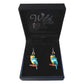 KINGFISHER DROP EARRINGS