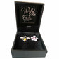 BEE AND MANUKA FLOWER STUD EARRINGS