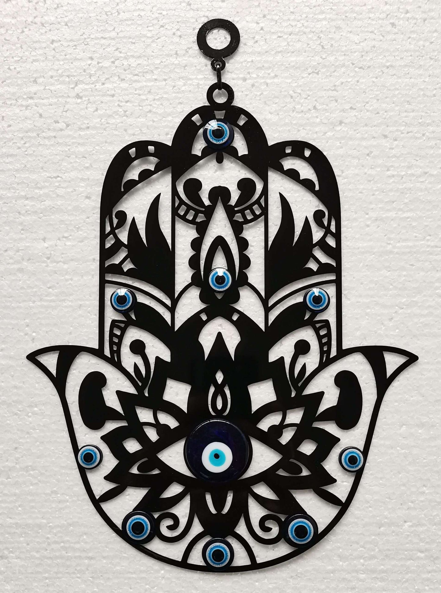 Hamsa Hand Wall Hanging with Evil Eye