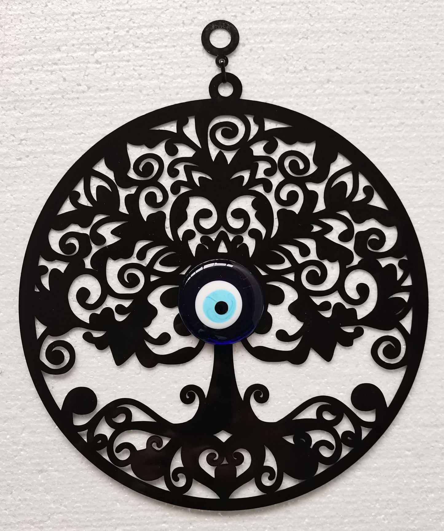 Tree of Life Wall Hanging with Evil Eye