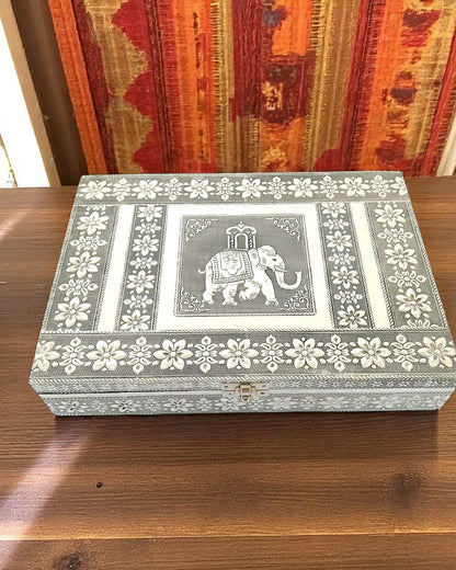 Jewellery Box Elephant Design with Ring Holder
