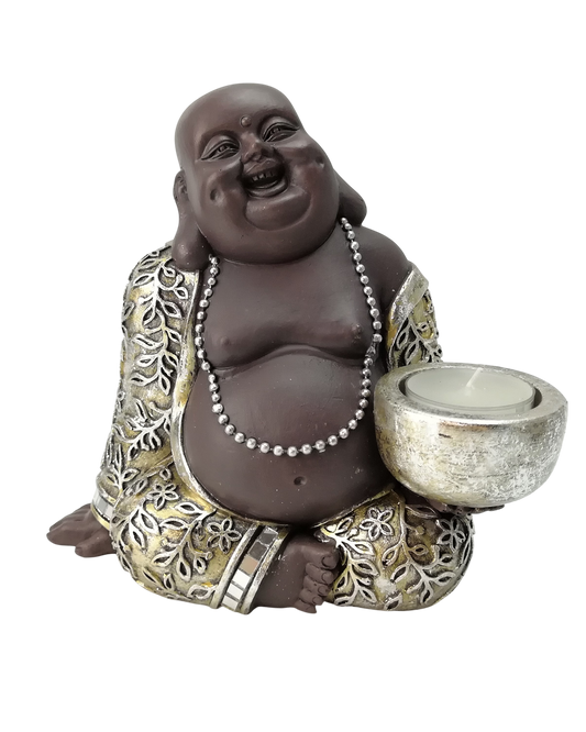 Lucky Buddha Candle Holder