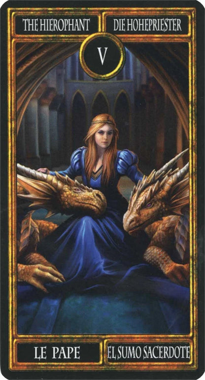 Anne Stokes Dragon Tarot Cards Deck