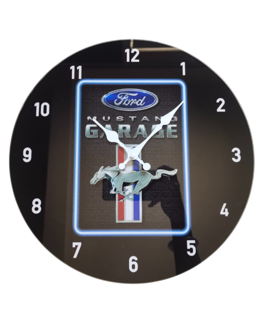 Ford Mustang - Clock Glass