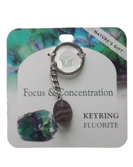 Fluorite- Focus & Concentration Keyring