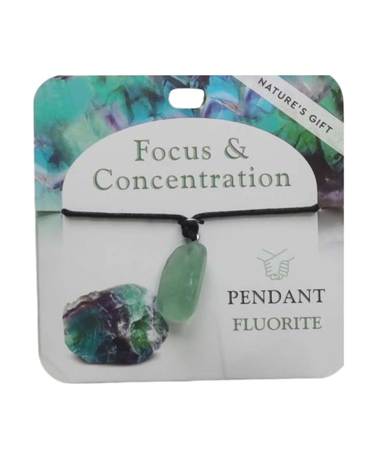 Fluorite- Focus & Concentration Pendant