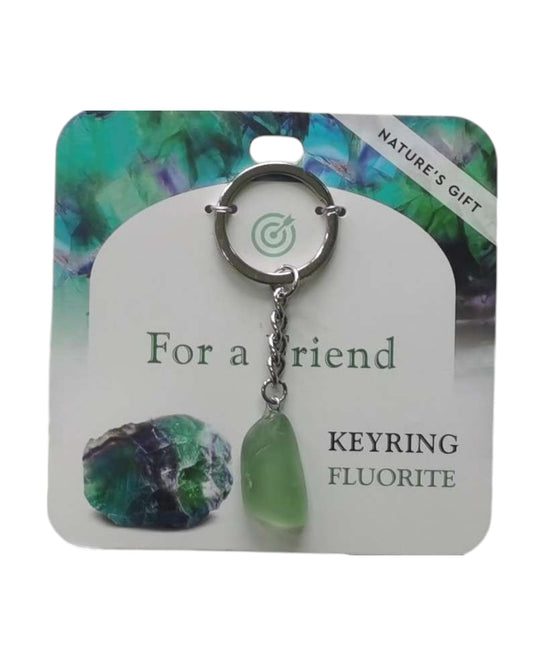 Fluorite- For a Friend Keyring