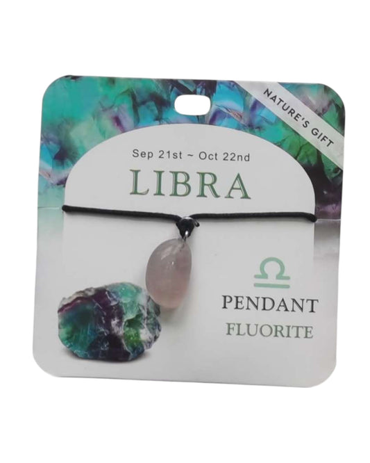 Fluorite- Libra Pendant