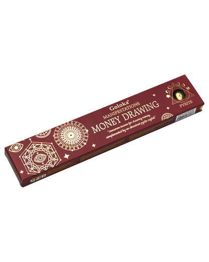 Money Drawing- Cinnamon Incense with Pyrite