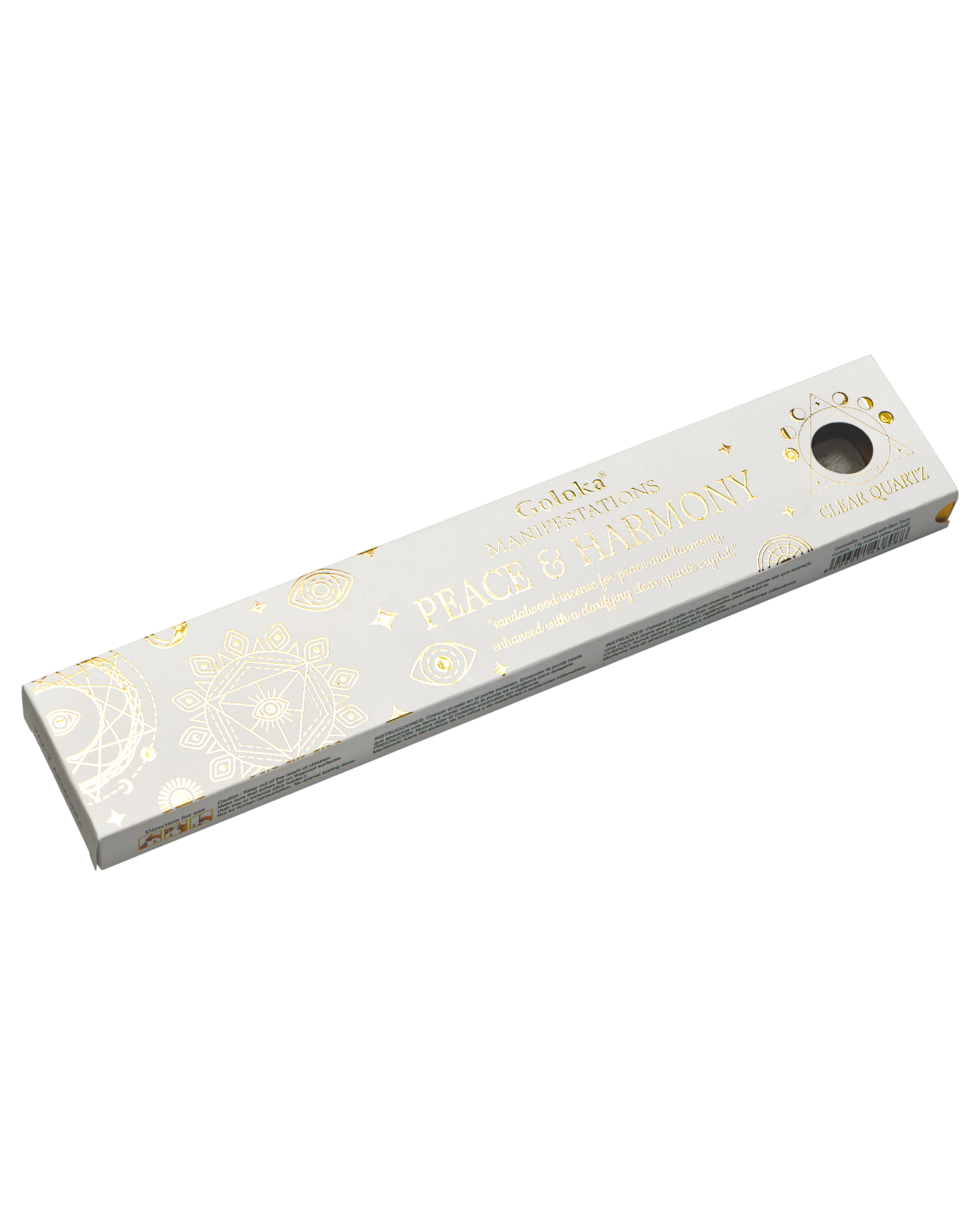Peace & Harmony- Sandalwood Incense with Clear Quartz