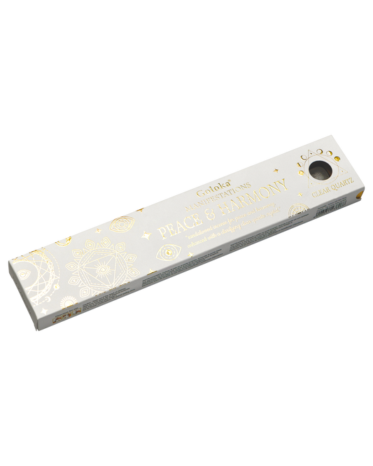 Peace & Harmony- Sandalwood Incense with Clear Quartz