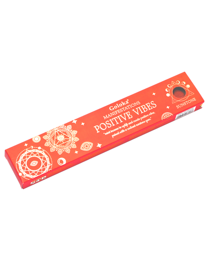 Positive Vibes- Mint Incense with Sunstone