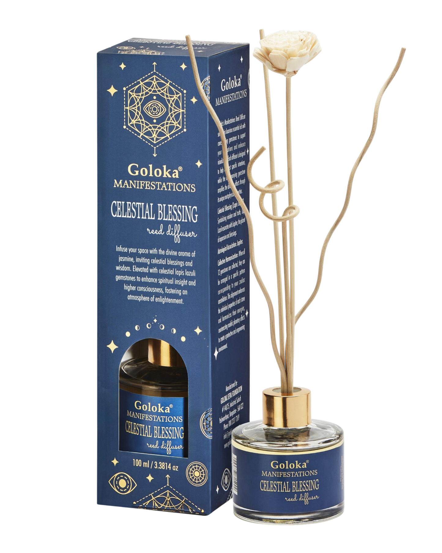 Celestial Blessing Jasmine & Lapis Lazuli Reed Diffuser