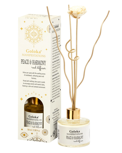 Peace & Harmony Sandalwood & Clear Quartz Reed Diffuser