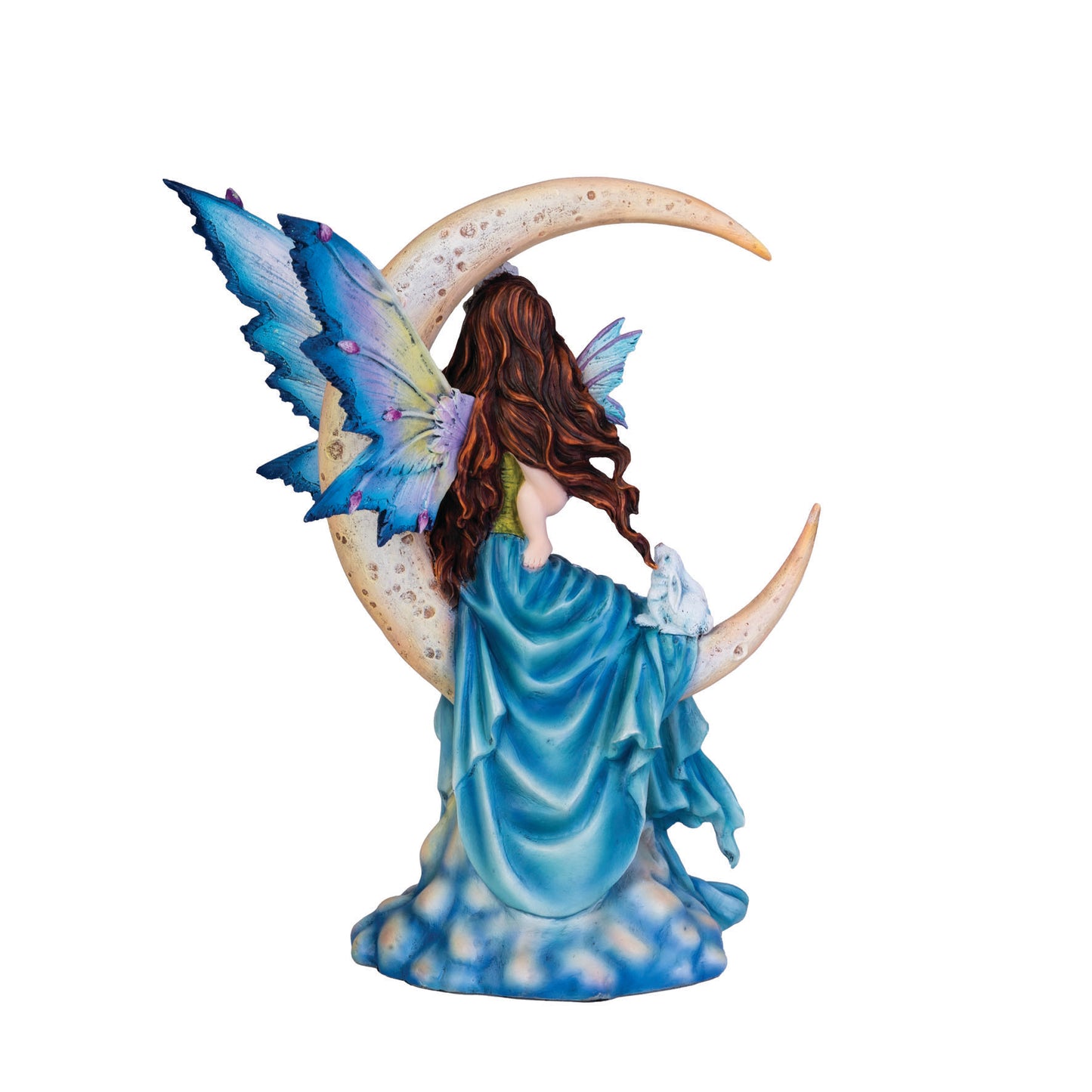 Moon Fairy with Child Figurine