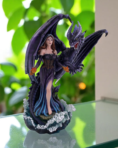 Sorceress With Loyal Dragon - LAST ONE