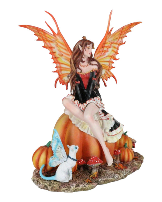 Pumpkin Patch Fairy Figurine by Nene Thomas - LAST ONE