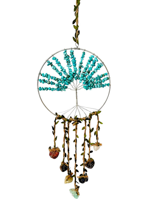 Crystal Tree of Life Dreamcatcher– 7Chakras