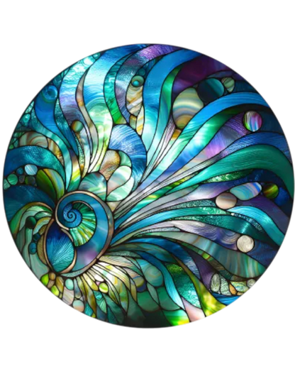 Paua Stained Glass Hanger