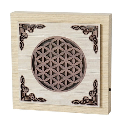 Flower Of Life Colour Changing LED Plaque NEW!