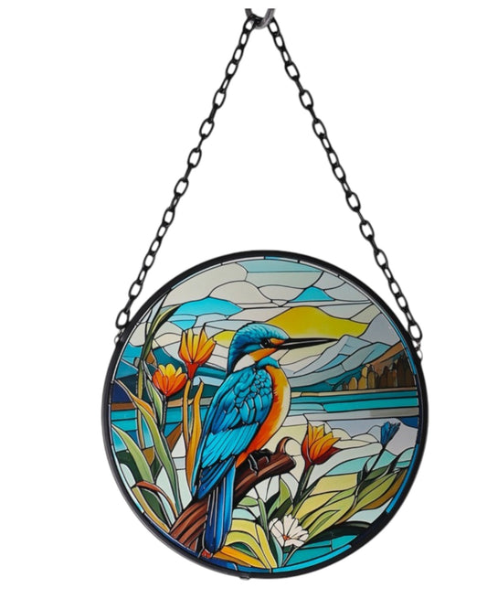 Kingfisher Suncatcher 25cm - NEW
