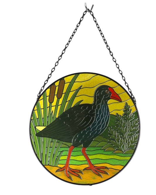 Pukeko In Swamp Suncatcher 25cm - NEW