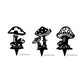 Set of 3 Mushroom Stakes NEW!