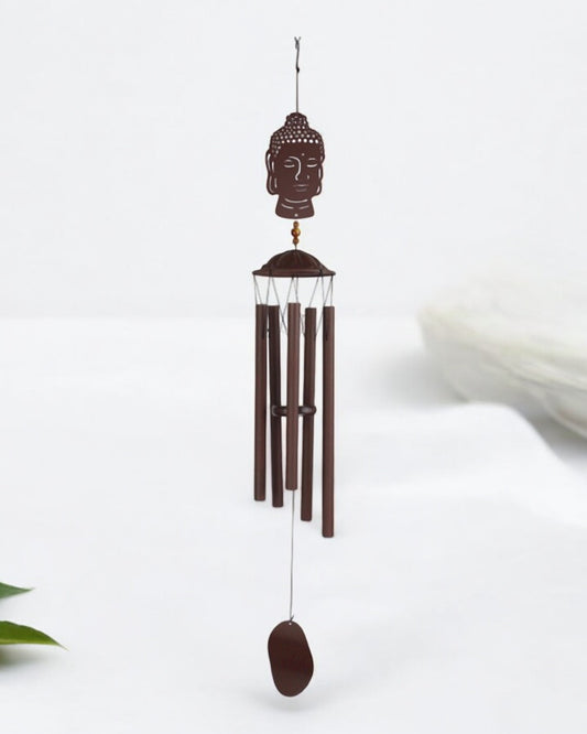 Buddha Wind Chime 38" Rustic