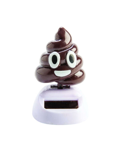 Smiling Poo Solar Dancer