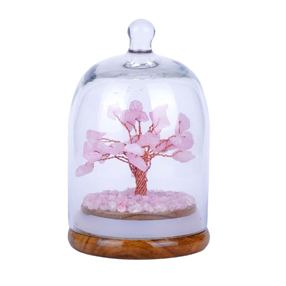 Rose Quartz Dome Crystal Tree NEW!