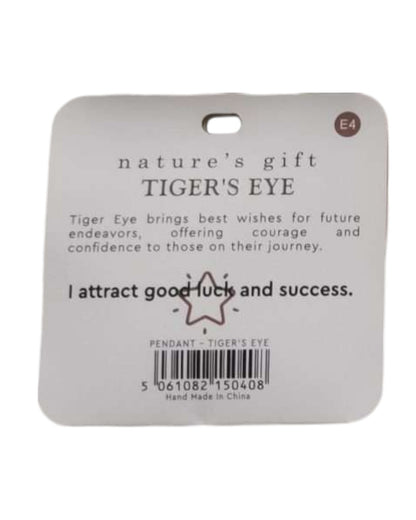 Tigerseye - Best of Luck Pendant