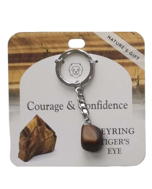 Tigereye - Courage & Confidence Keyring