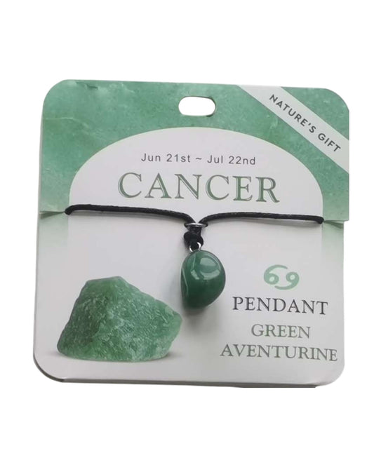 Green Aventurine- Cancer Pendant