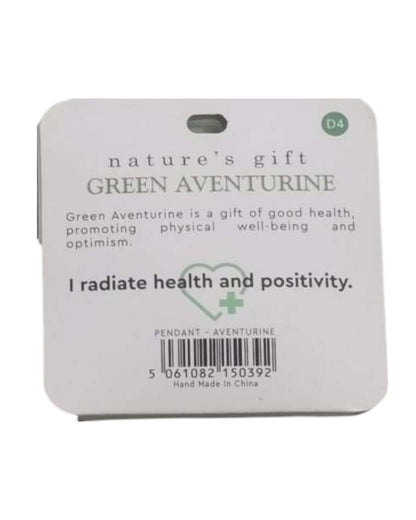 Green Aventurine- Good Health Pendant