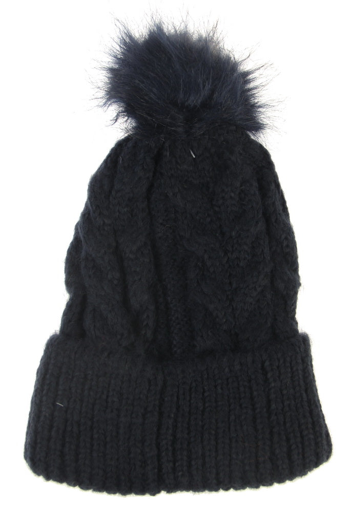 Adult cable knit beanies