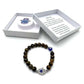 Hamsa Evil Eye Bracelet- Tiger Eye