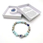 Hamsa Evil Eye Bracelet- Larderite