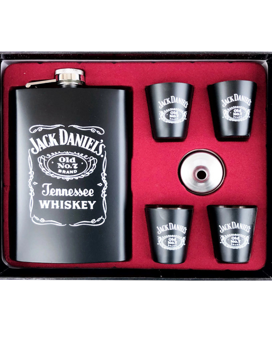 Hip Flask Set Jack Daniels
