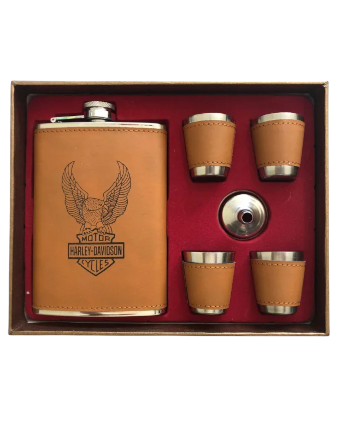 Hip Flask Set Harley Davidson