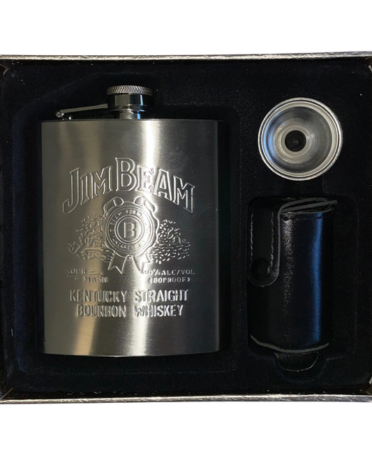Hip Flask set Jim Beam