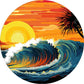 Sunset Waves Coaster Set