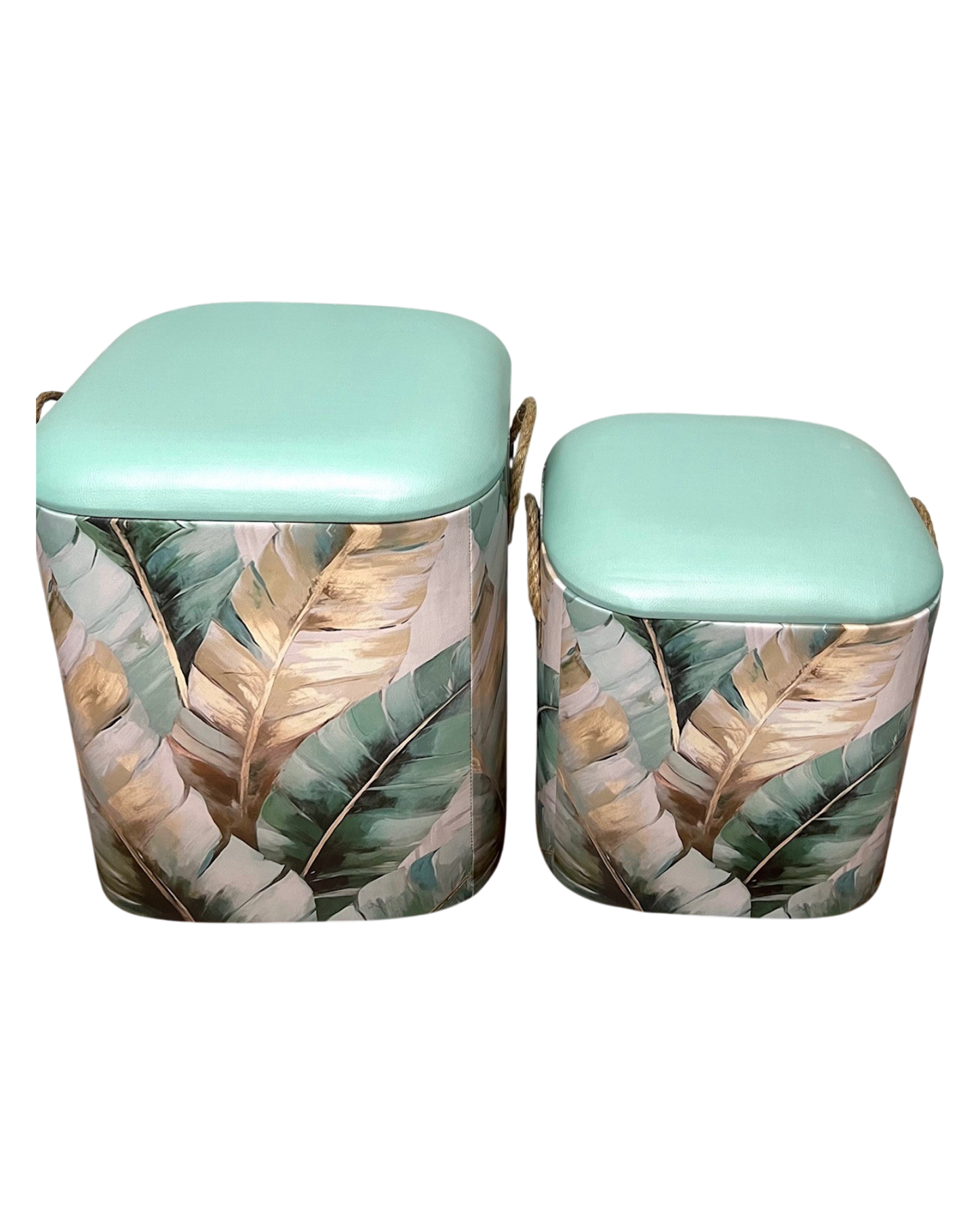 Storage Stools - Tropics, Set of 2