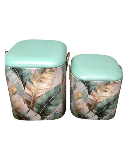 Storage Stools - Tropics, Set of 2