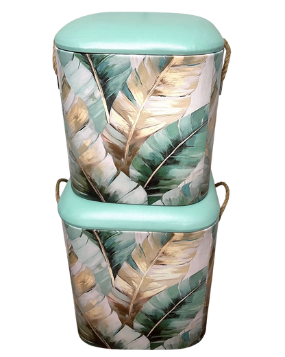 Storage Stools - Tropics, Set of 2