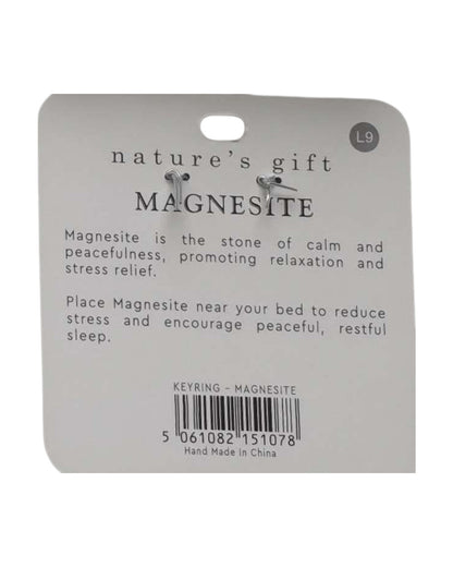 Magnesite- Calm & Peacefulness Keyring