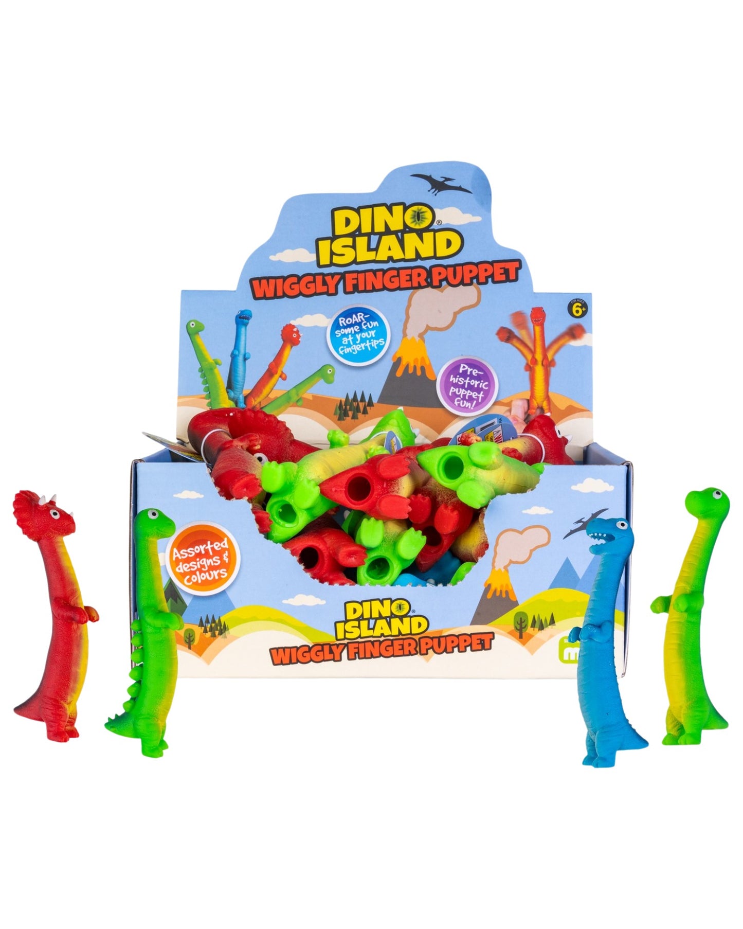 Dino Wiggly Finger Puppet