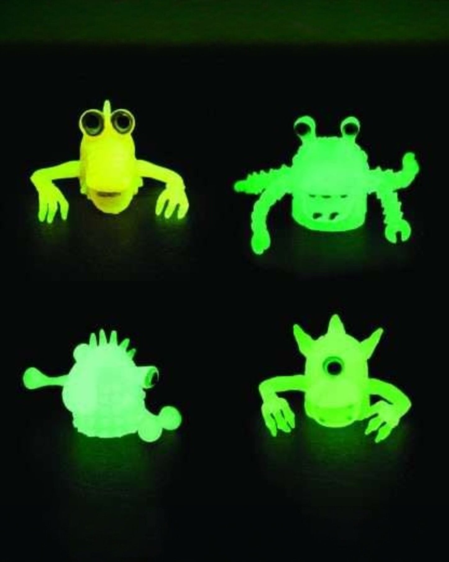 Glow-in-the-dark Finger Monsters