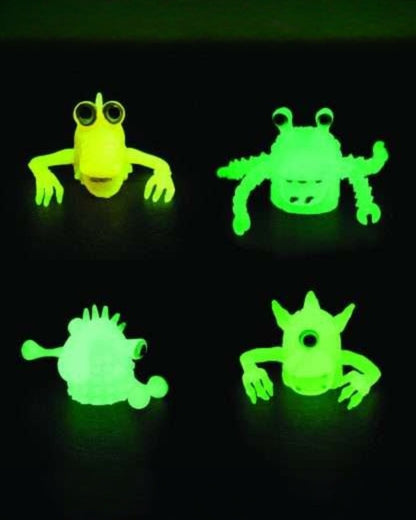 Glow-in-the-dark Finger Monsters